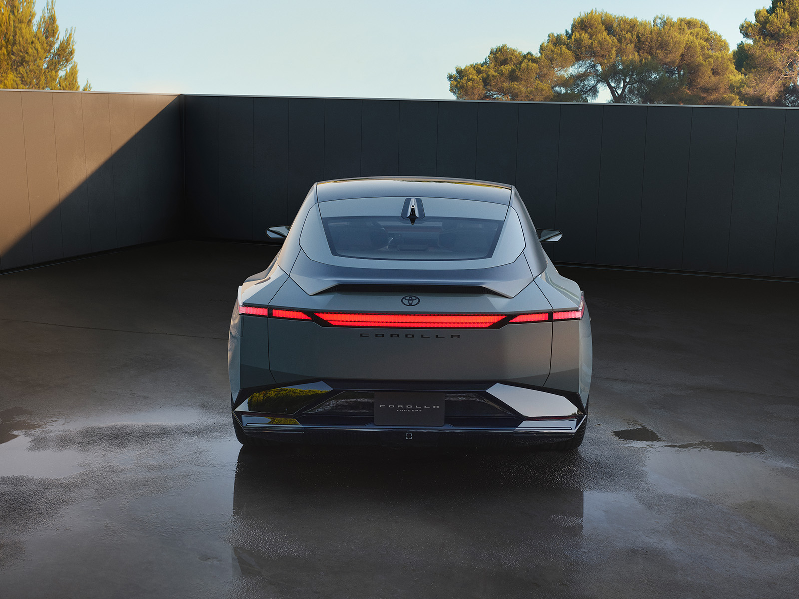 Toyota Corolla Concept 2025 Heckansicht