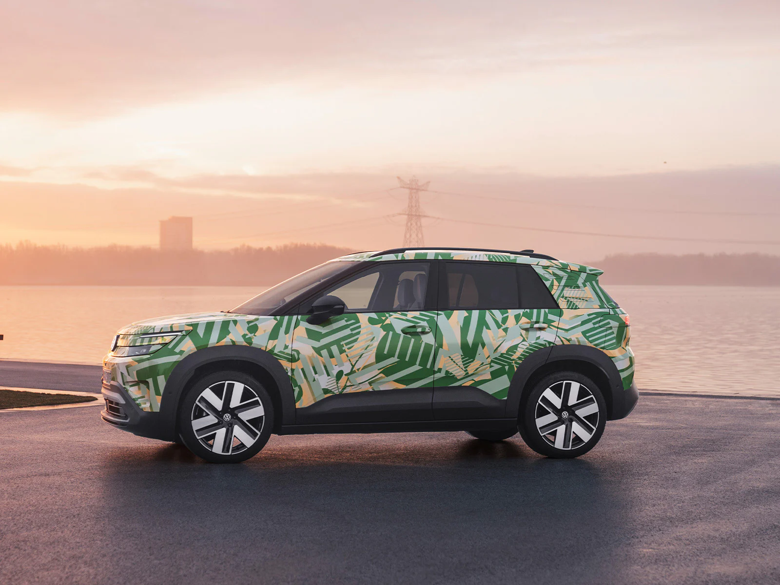 VW ID.Cross Offizielle Teaser Seitenansicht