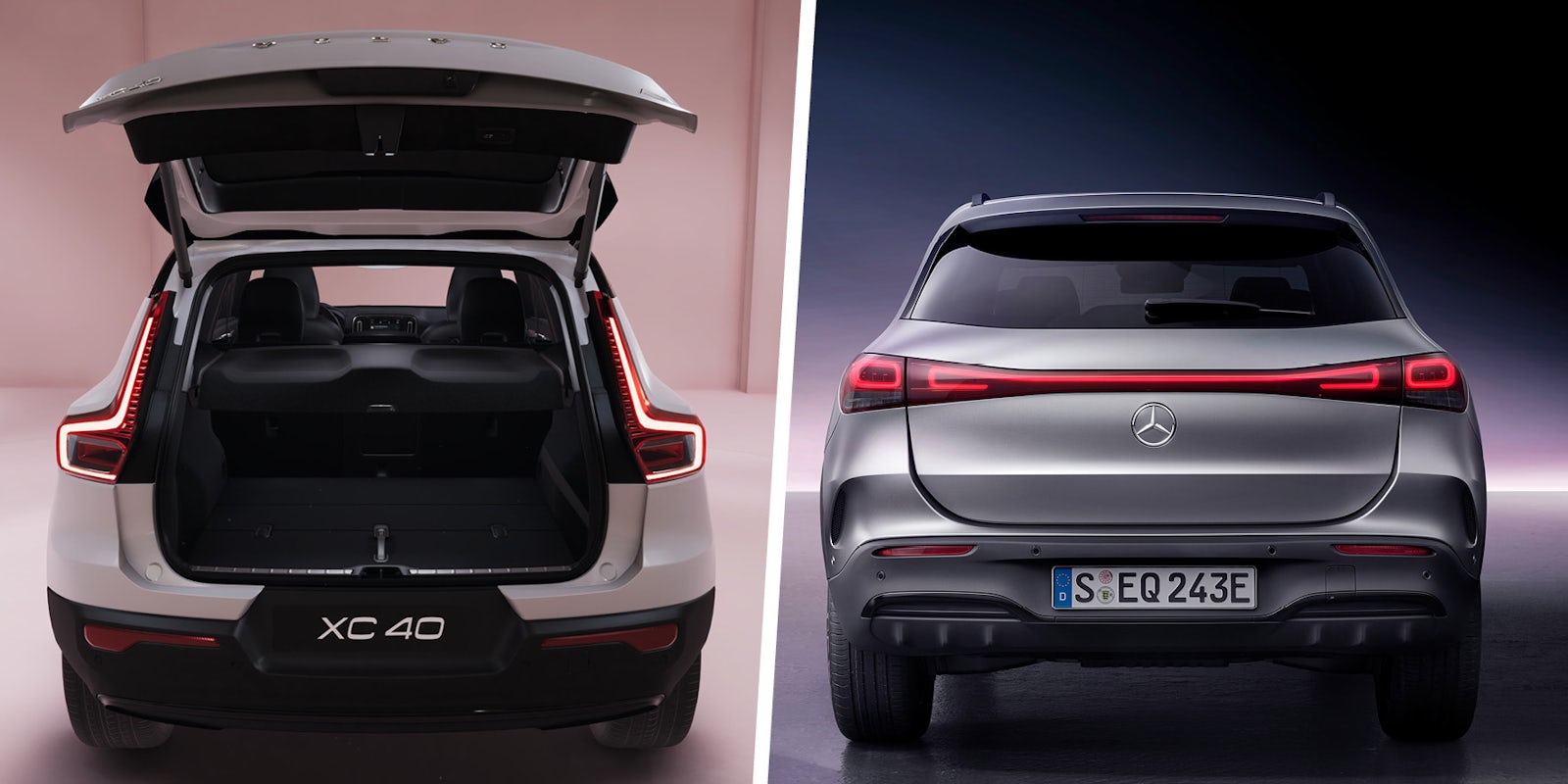 Volvo XC40 Recharge Pure Electric vs Mercedes EQA 2021
