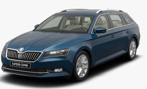 Skoda blue lava