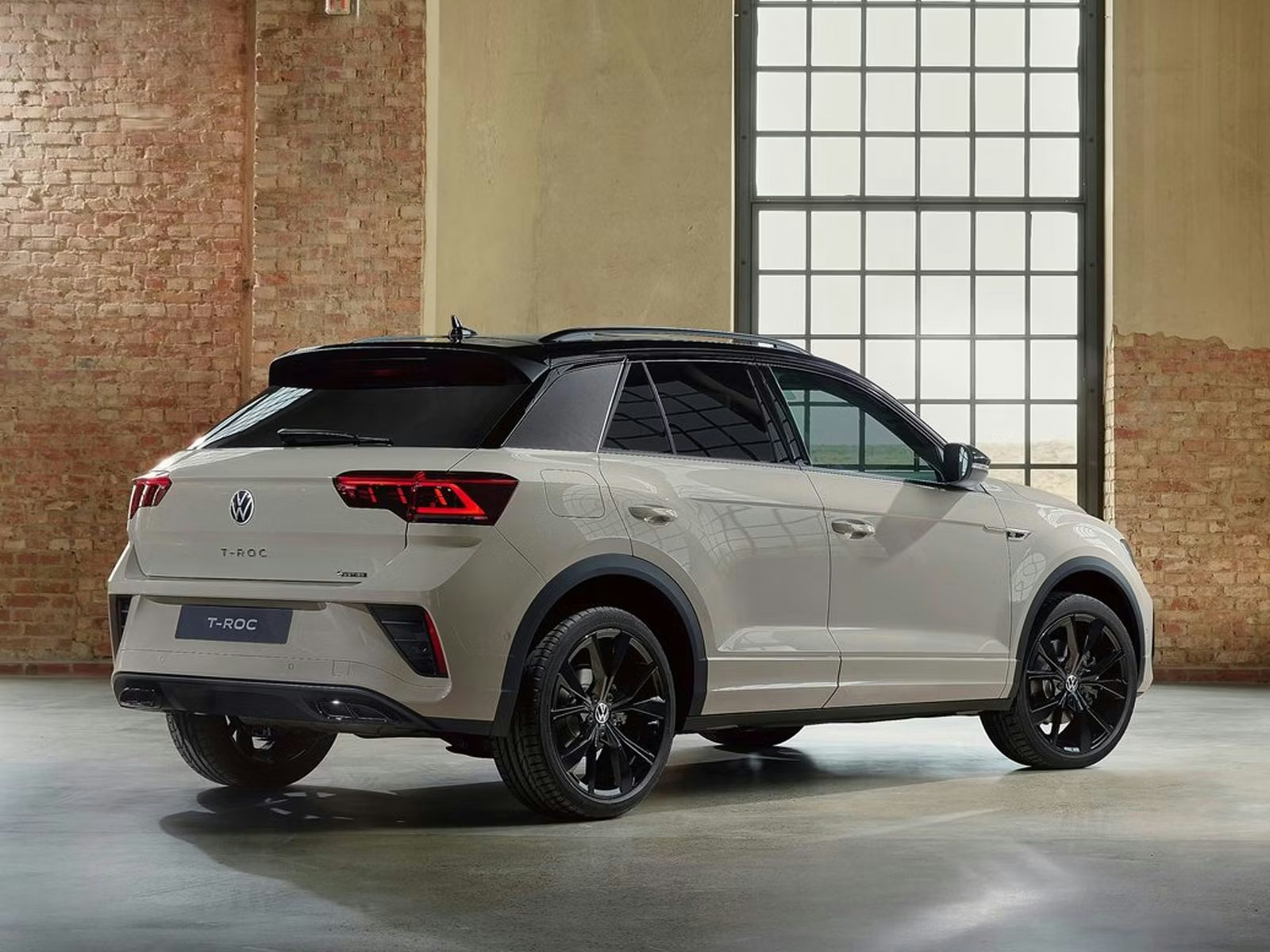 VW T-Roc on sale July 2025 rear view