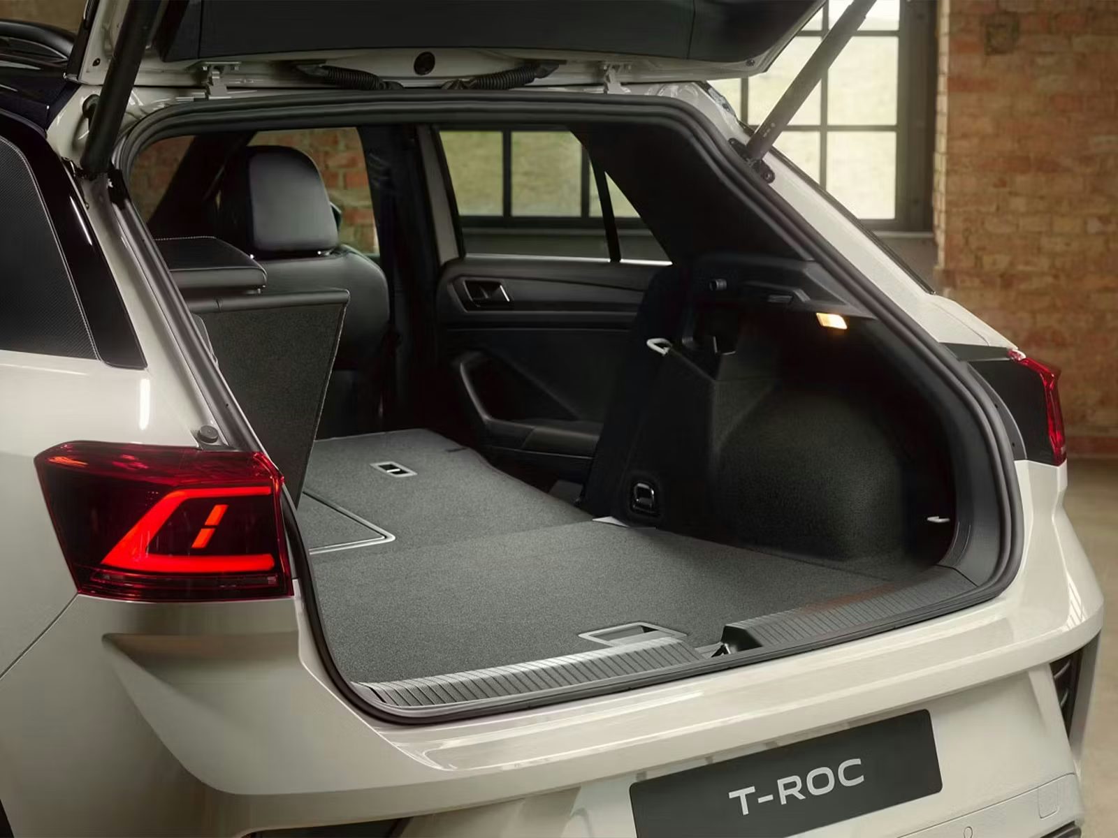 VW T-Roc on sale July 2025 trunk folded